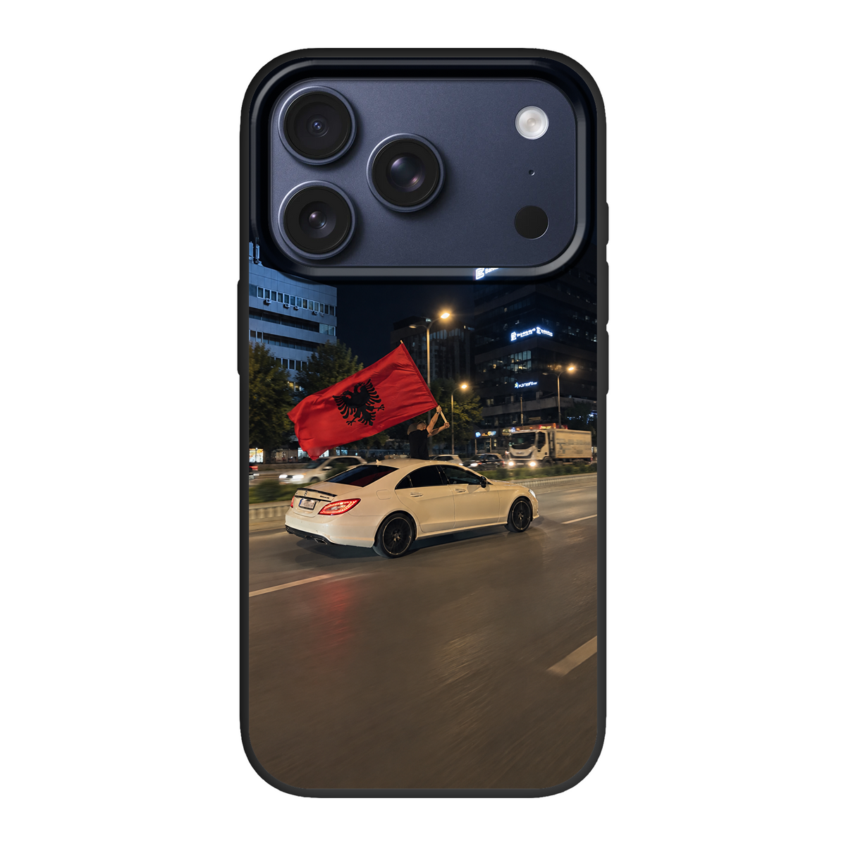 Albanian Night Ride Handyhülle von SWISSOLUT